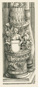 İmparator I. Maximilian için Zafer Takı by Albrecht Dürer or Duerer