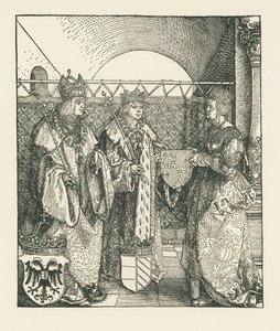 İmparator I. Maximilian için Zafer Takı by Albrecht Dürer or Duerer