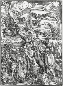 Babil Fahişesi, Kıyamet by Albrecht Dürer