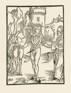 İyi niyetle el sallamak by Albrecht Dürer or Duerer