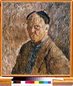"" Otoportre "" Alexander Davidovich Drevin (1889-1938) 1923 Devlet Tretyakov Galerisi, Moskova