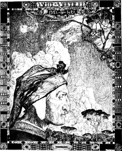 Dante Alighieri, ortaçağ İtalyan şairi, 1921.