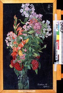 ""Çiçek Buketi"" Resmi Alexander Yakovlevich Golovin (Alexander Golovin) (1863-1930) 1911 Devlet Sanat Müzesi, Nizhny Novgorod by Aleksandr Jakovlevic Golovin