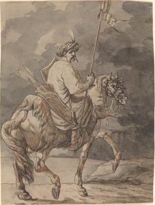 Polonyalı Binici by Aleksandr Osipovich Orlovskii