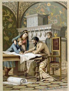 B. Godunov ve çocukları Feodor ve Xenia