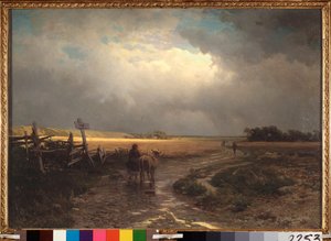 Çözülme (Çözülme) - Resim Alexei Kondratyevich Savrasov (Savrasov) (1830-1897), tuval üzerine yağlı boya