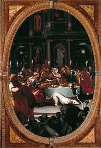 Kleopatra'nın Ziyafeti (Resim by Alessandro Allori