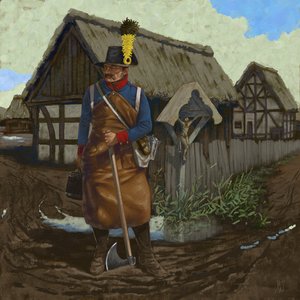 Avusturyalı Öncü Sapper, 1809 civarı, 2018 by Alessandro Lonati