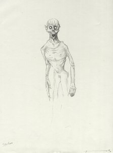 Efsanevi Yaratık: Chupacabra, Güney Amerika vampir Çizimi, Alessandro Lonati by Alessandro Lonati