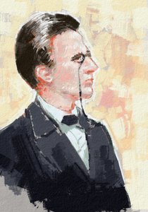 Genç Bilim Adamı Max Plank'ın Portresi, 2023 (çizim) by Alessandro Lonati