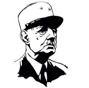 General Charles de Gaulle'ün Portresi (1890-1970) by Alessandro Lonati