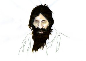 Grigori Iefimovich Rasputin'in Portresi (Rasputin by Alessandro Lonati