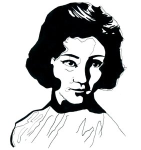 Jiang Qing'in Portresi (1914-1991) Mao Zedong'un Karısı (Jiang Qing'in Madam Mao Olarak Portresi) by Alessandro Lonati
