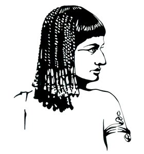 Mısır Kraliçesi Kleopatra VII Thea Philopator'un Portresi (MÖ 69-30) by Alessandro Lonati