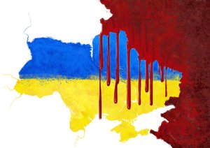Rusya'nın kana buladığı Ukrayna, 2022 (resim) by Alessandro Lonati