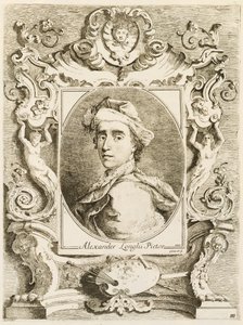 Alessandro Longhi Veneziano tarafından doğal ana hatları çizilen ve oyulmuş portreleriyle, yüzyılın en ünlü tarihi Venedik ressamlarının Hayatlarının Özeti by Alessandro Longhi and Italian 18th Century
