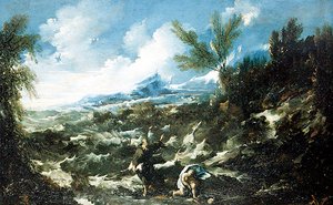 Saint Augustine, çocuk ve deniz kabuğu ile, c.1720-25