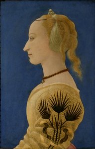 Sarı Bir Kadının Portresi, c.1465 (panel)