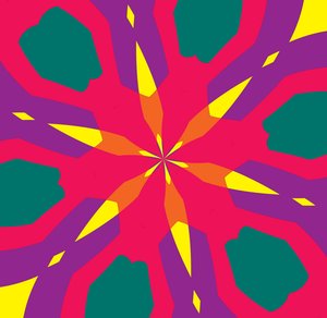 çiçekler #10,2019,(karışık teknik) by Alex Caminker