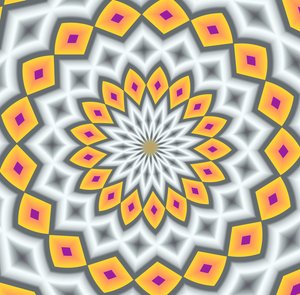 çiçekler #11,2019,(gradyan) by Alex Caminker