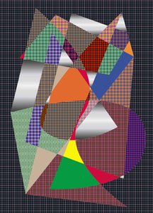 manzara,2019,(karışık ortam) by Alex Caminker