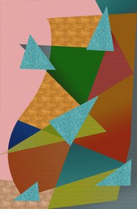 manzara #27,2019,(karma teknik) by Alex Caminker