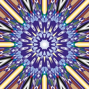 mandala,2019,(karışık teknik) by Alex Caminker