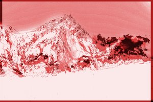 dağlar,2019,(karışık ortam) by Alex Caminker