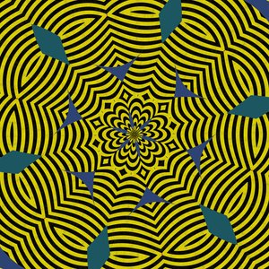 simetri #13,2019,(karışık ortam) by Alex Caminker
