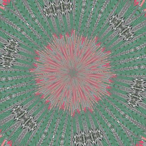 simetri #31,2019,(karışık ortam) by Alex Caminker