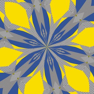 simetri #8,2019,(karışık ortam) by Alex Caminker