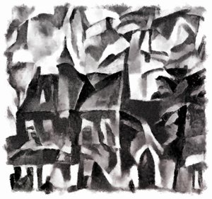 görünüm (siyah) #3,2016, by Alex Caminker