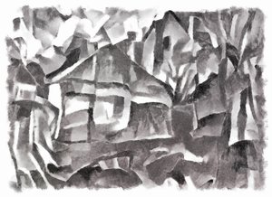 görünüm (siyah) #4,2016, by Alex Caminker