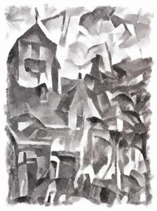 görünüm (siyah) #6,2016, by Alex Caminker