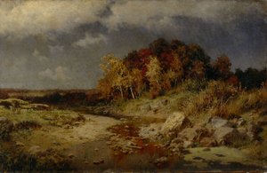 Rüzgarlı Sonbahar Günü, 1903 by Alexander Alexeyevich Kiselev