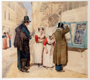 Nişanlısına Yüzük Seçen Damat, 1838
