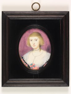 Lady Katherine Görgü, Buckingham Düşesi (parşömen üzerine suluboya) by Alexander Cooper