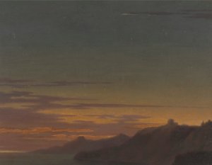 Günün Kapanışı: Sahilde Günbatımı by Alexander Cozens