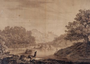 İtalyan manzarası by Alexander Cozens