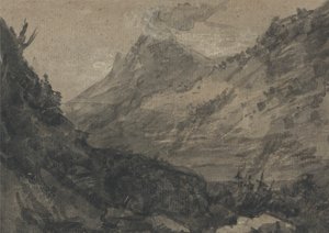 Dağlık Manzara by Alexander Cozens