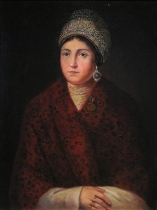 Vasilisa Kozhina, 1813 by Alexander F. Smirnov