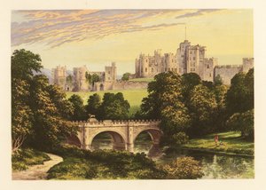 Alnwick Kalesi, Northumberland, İngiltere.