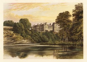 Brechin Kalesi, Angus, İskoçya. ,1880 (gravür) by Alexander Francis (after) Lydon