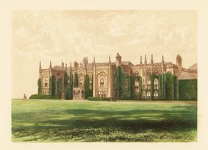 Combermere Manastırı, Shropshire, İngiltere. by Alexander Francis (after) Lydon