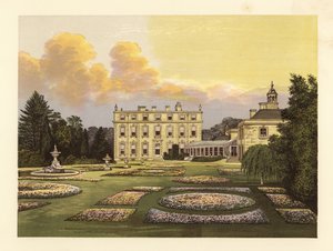 Ditchley Evi ve bahçeleri, Oxfordshire, İngiltere.