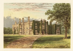 Drakelowe Salonu, Derbyshire, İngiltere. by Alexander Francis (after) Lydon