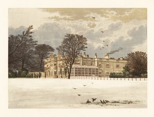 Ednaston Lodge, Derbyshire, İngiltere. by Alexander Francis (after) Lydon