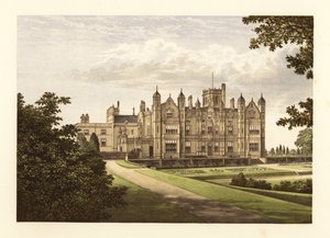 Merevale Salonu, Warwickshire, İngiltere. by Alexander Francis (after) Lydon