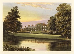 Netherhall, Cumberland, İngiltere ,1880 (gravür) by Alexander Francis (after) Lydon
