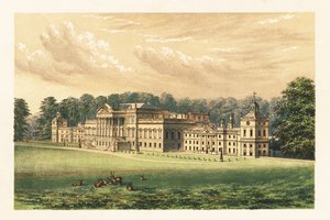 Wentworth Woodhouse, Yorkshire, İngiltere., 1880 (gravür) by Alexander Francis (after) Lydon